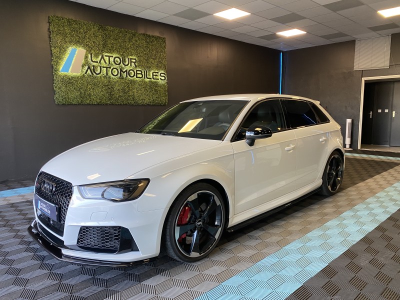 AUDI RS3 2016 BLANCHE D'OCCASION VERS SANARY DANS LE VAR