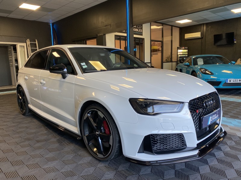 AUDI RS3 2016 BLANCHE D'OCCASION VERS SANARY DANS LE VAR